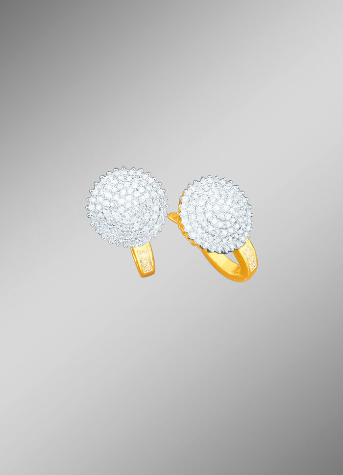 Hoge kwaliteit diamanten oorbellen met 188 diamanten 