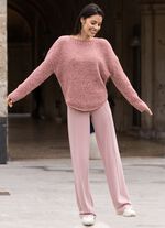 Trui van melange garen 