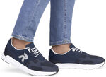 Rieker sneakers met elastische decoratieve vetersluiting DUNKELBLAU