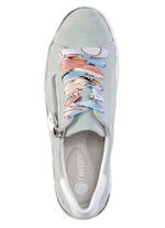 Remonte sneakers met kleurrijke vetersluiting BLEU-WEISS