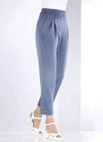 Broek in een comfortabel pull-on-model HELLBLAU