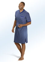 Duopack nachthemden met V-hals en zijsplitten 