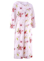 Twee-pack nachtjaponnen, 3/4-mouwen met knoopsluiting 