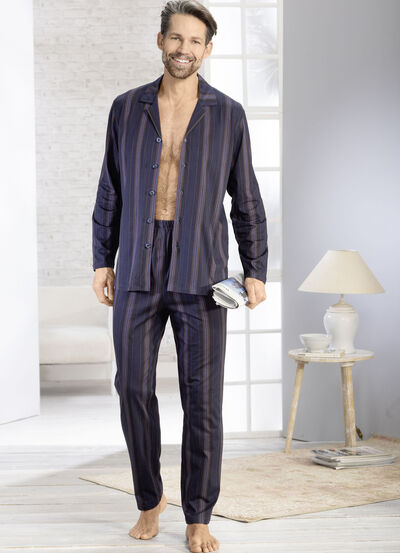 Pyjama met knoopjes aan de bovenkant 