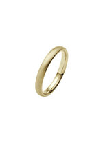 Gesatineerde gouden trouwring 