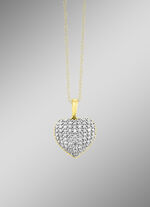 Harthanger met fonkelende diamanten 