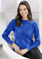 Trui met een elegant glittereffect ROYALBLAU