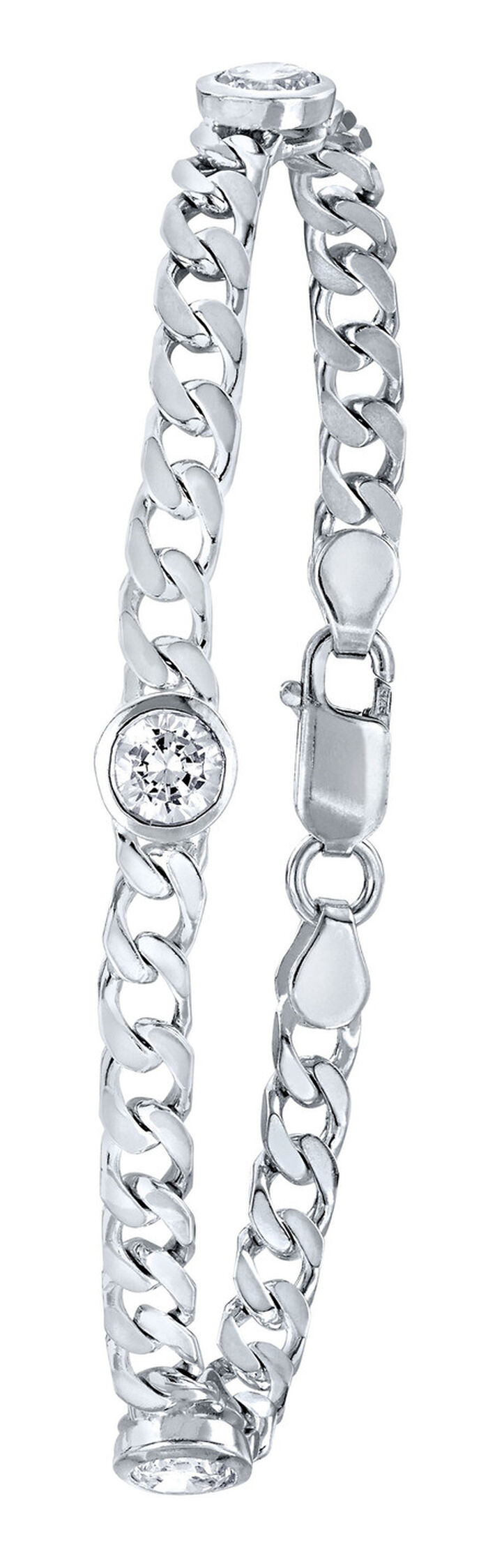 Armband met pantser-design 