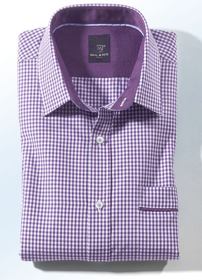 "Milano Italy" shirt met korte en lange mouwen in 4 kleuren 