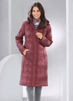 Jas met interessante quilting KASTANJE