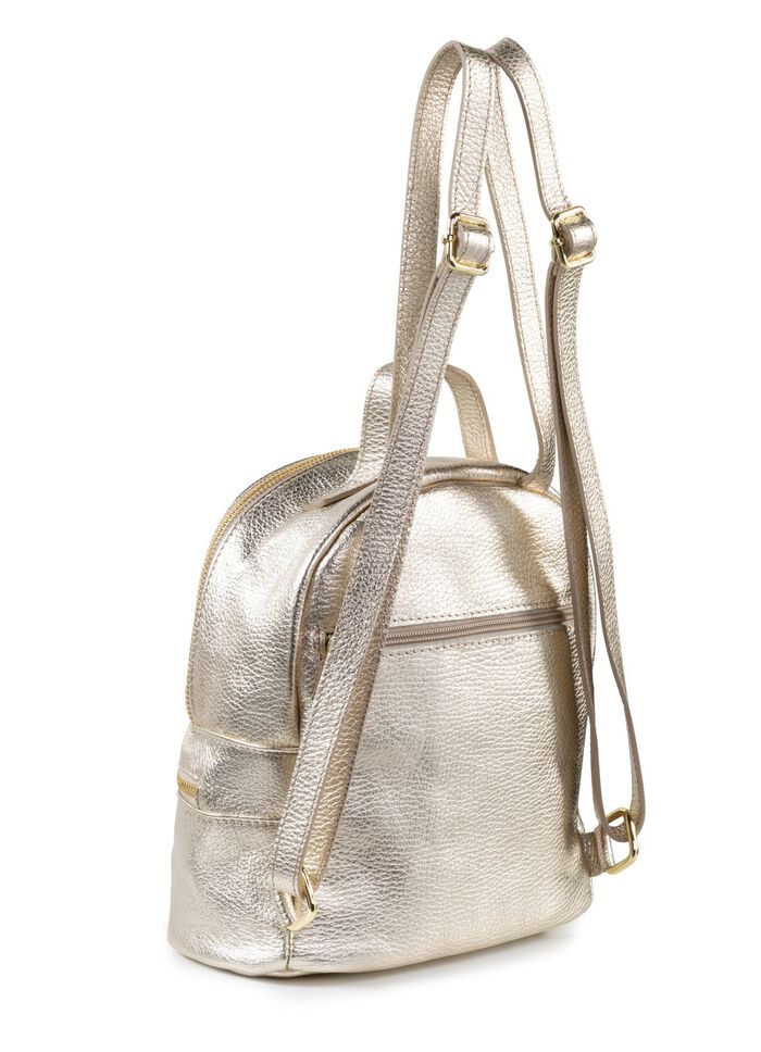 Laurina rugzak van generfd kalfsnappaleer 