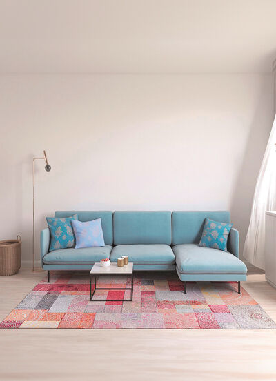 Moderne bruggen en tapijten 