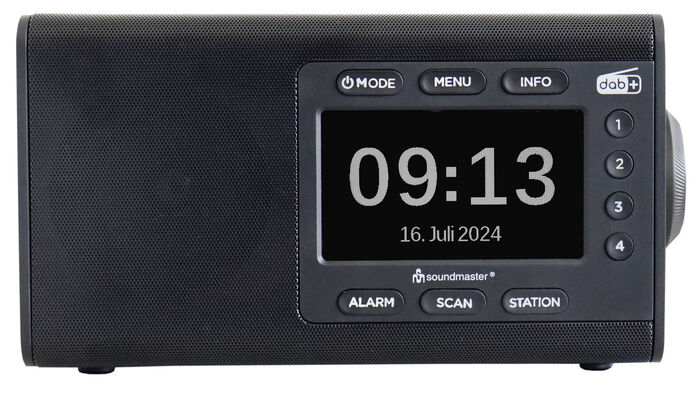 Radio met DAB+ ZWART