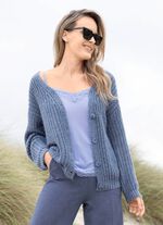 Cardigan met paillettengaren 