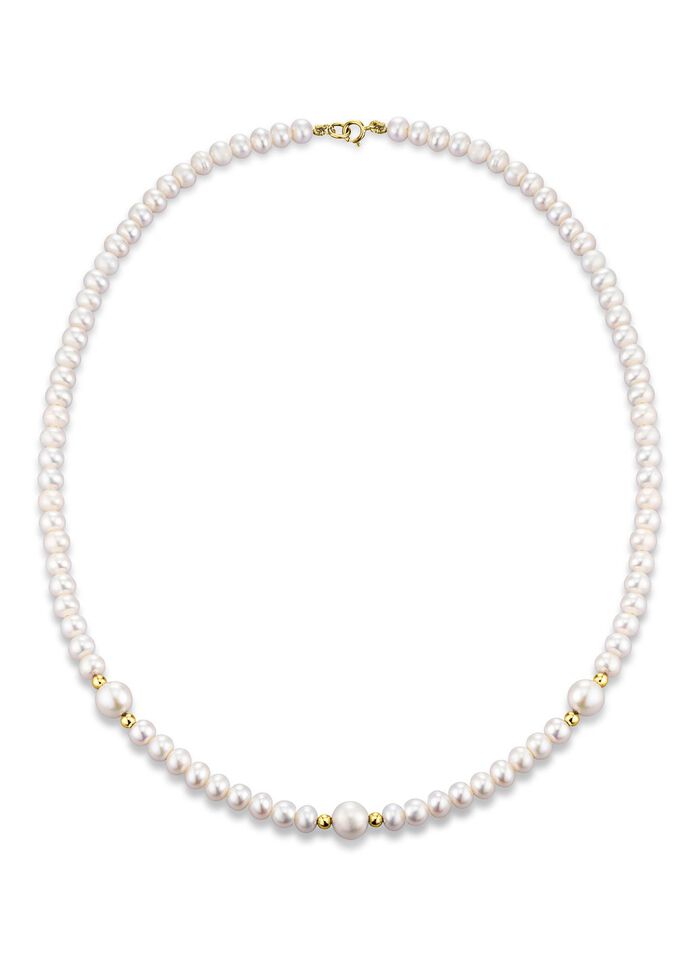 Halsketting met gekweekte zoetwaterparels 