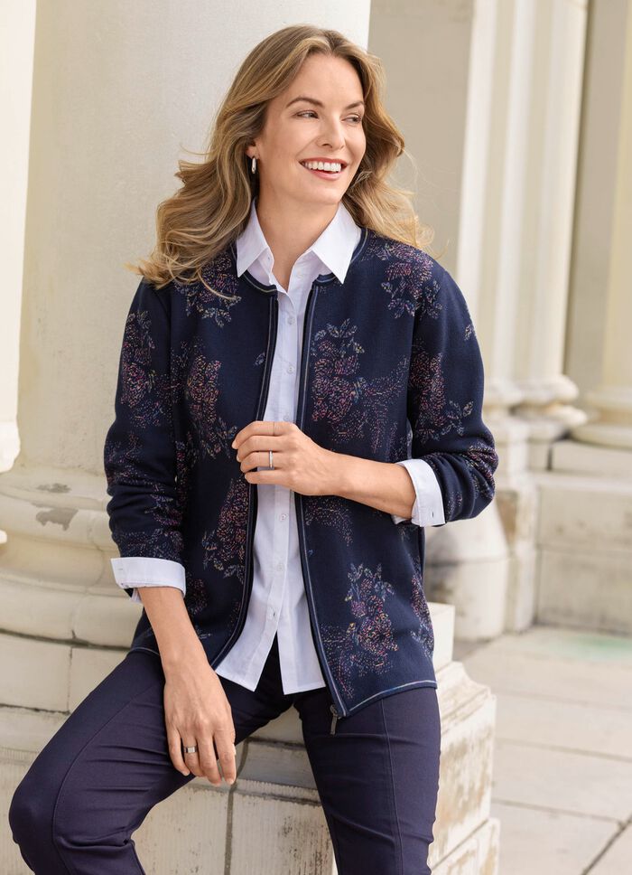 Cardigan met jacquardpatroon 