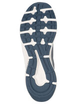 SKECHERS veterschoenen van metallic leer SILBER-GRAU