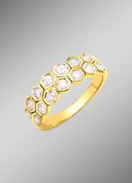 Mooie damesring met diamanten 