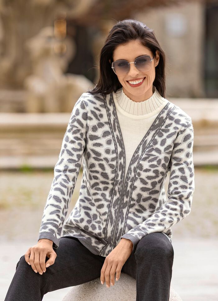 Trui in dubbele look 