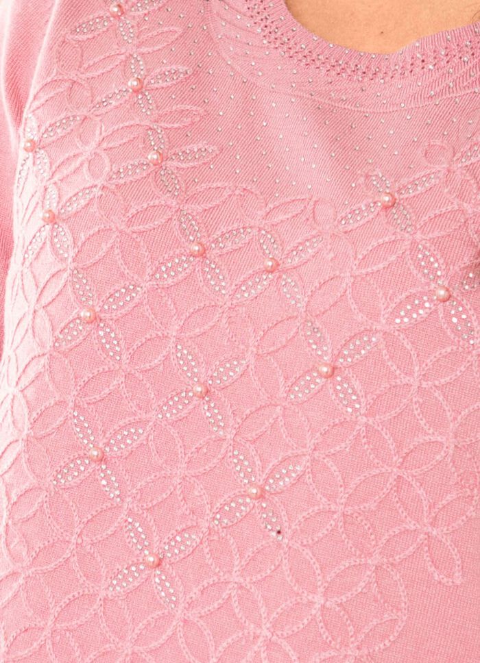 Een trui van zachte, fijngebreide kwaliteit 