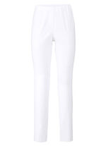 Chique broek in comfortabel pull-on-model WIT