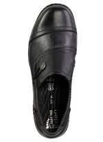 ELENA EDEN pantoffels met metalen sieraden ZWART