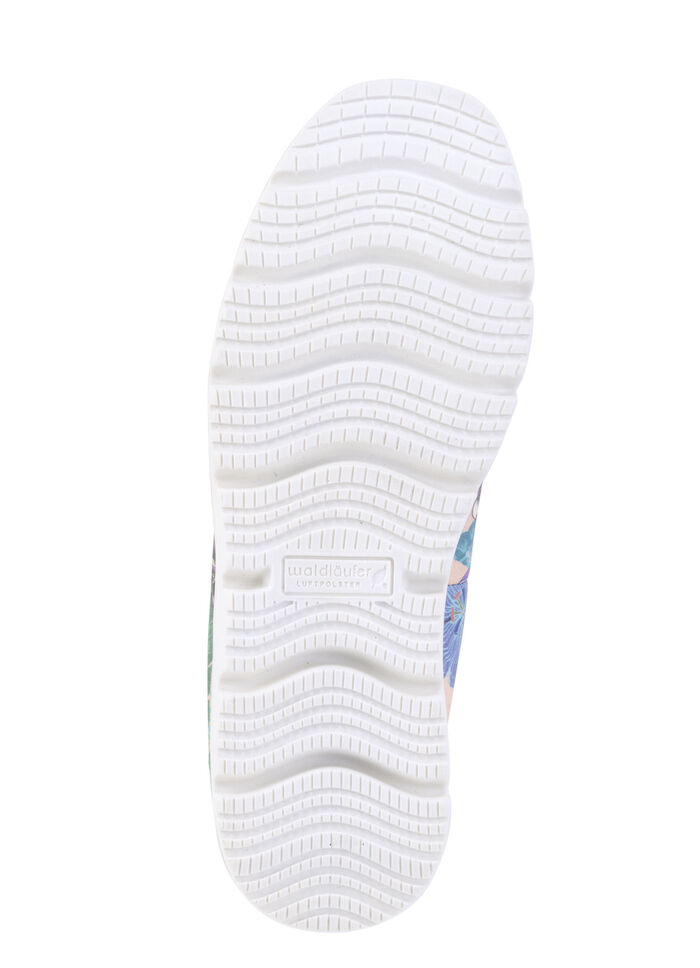 Waldläufer pantoffels van gecoat textiel met bloemenprint MULTICOLOR