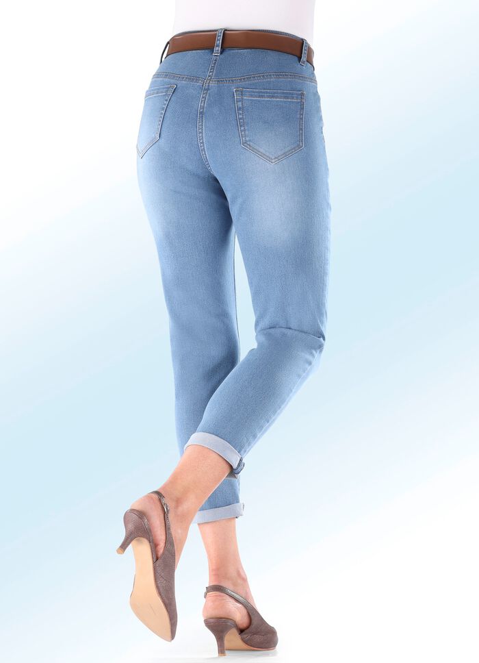 Basic jeans in 7/8-lengte 