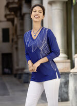 Shirt tuniek met leuke print 