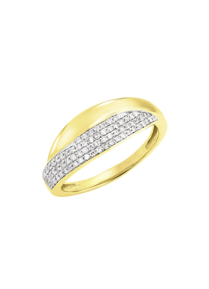 Wondermooie damesring met diamanten 