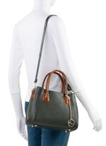 Laurina tas van generfd kalfsnappa leer 