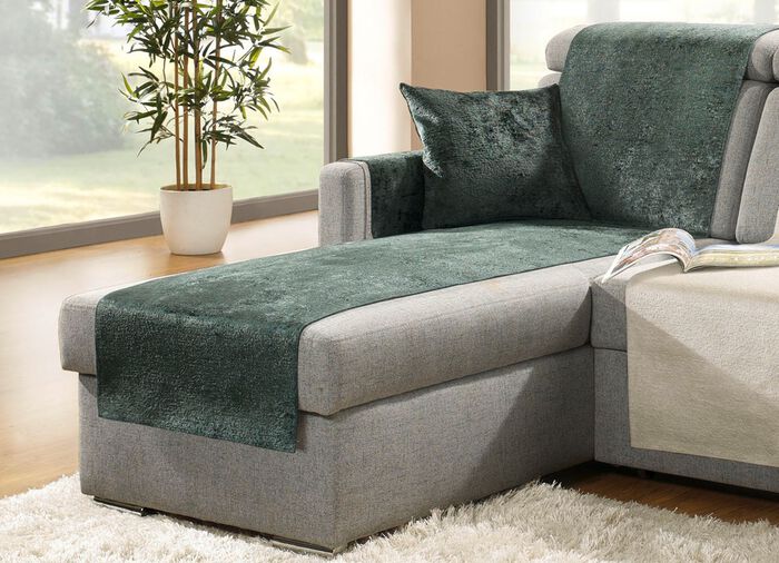 Woonaccessoires met antisliplaag DENNENGROEN