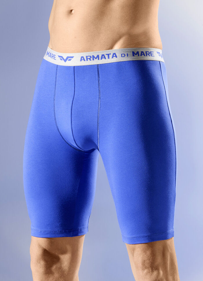 Set van drie lange broeken met elastische tailleband 