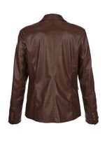 Blazer van imitatie nappaleer 