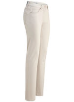 Jeans met push-up-effect BEIGE
