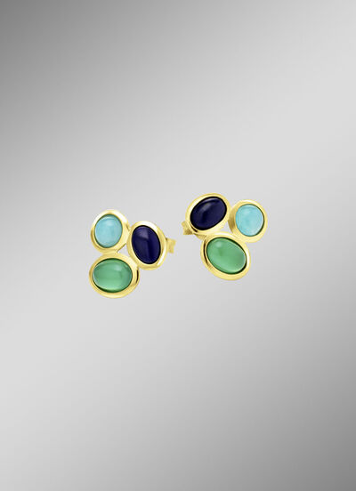 Elegante oorbellen met edelstenen 