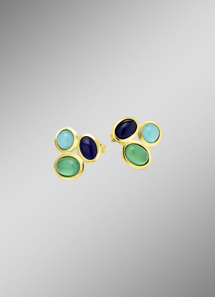 Elegante oorbellen met edelstenen 
