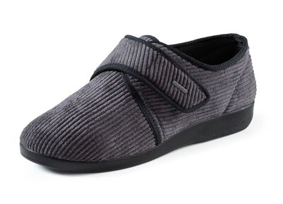 Klassieke herenpantoffels, met klittenbandsluiting 