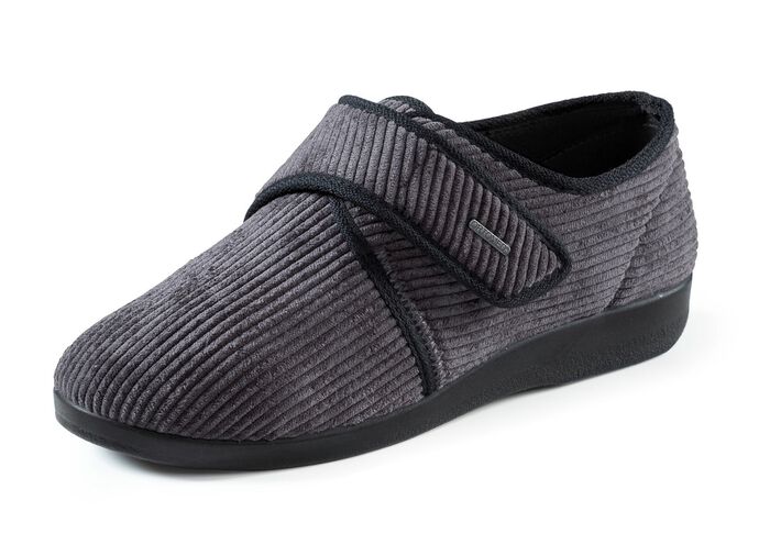 Klassieke herenslippers, met klittenbandsluiting 