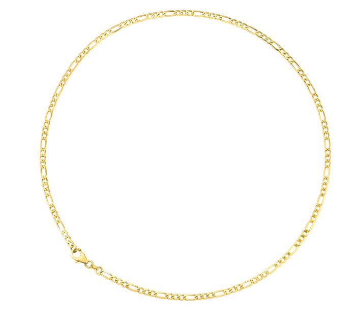 Gediamanteerde Figaro-ketting 