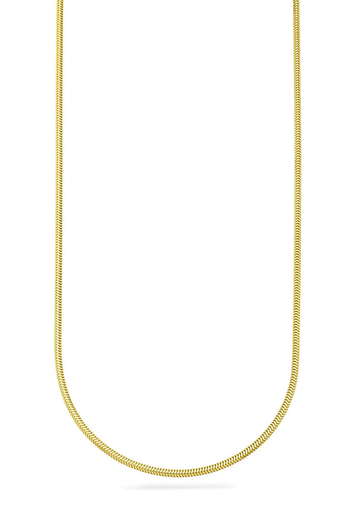 Machinaal gegraveerde slangenketting 
