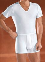 Mey Noblesse slip-on jasje van fijne rib, wit 