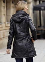 Korte leren jas van “Caminari” ZWART