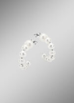 Elegante oorringen met gekweekte zoetwaterparels 