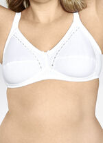 Naturana two-pack bh met decoratieve kanten band in de cups 2X WIT