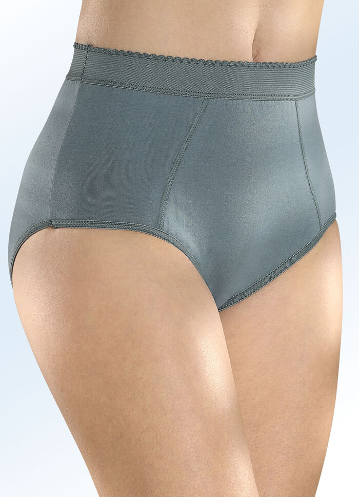 Set van zes gevormde slips met verstevigd buikgedeelte 