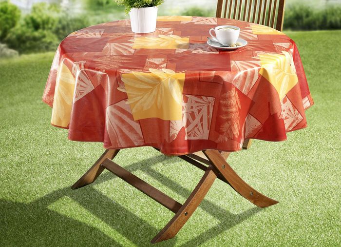 Tafelzeilserie met op kleur afgestemd biaisband 