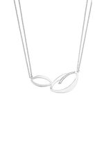 Moderne ketting met zirkonia 