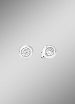 Elegante oorknopjes met synthetische zirkonia 