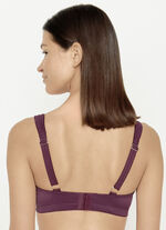 Susa set van twee bh‘s met kanten inzetten 1X AUBERGINE, 1X WIT